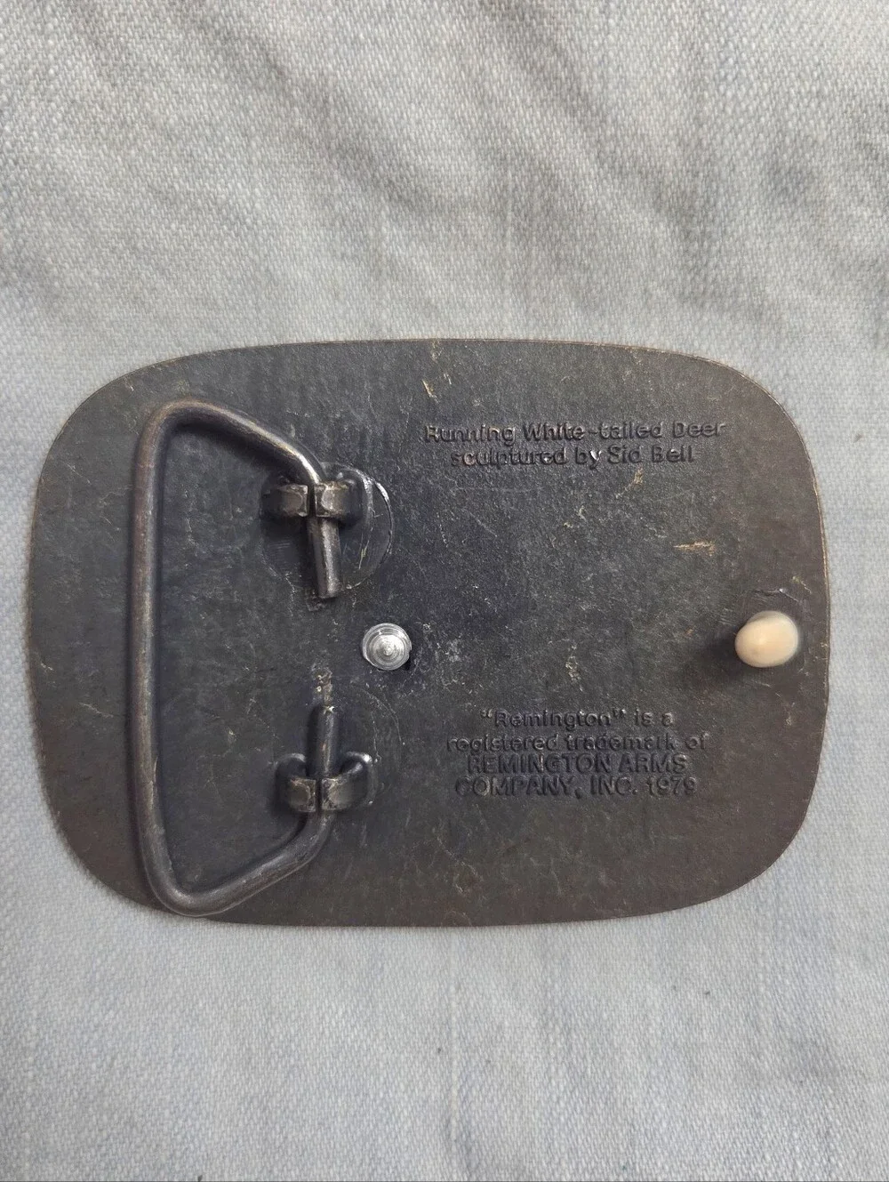 2 Vintage 1970s Belt Buckles